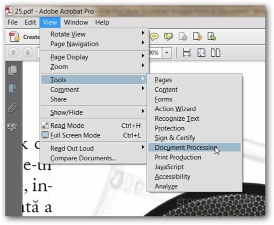 Adobe Acrobat Pro: How To Extract Images From A Document
