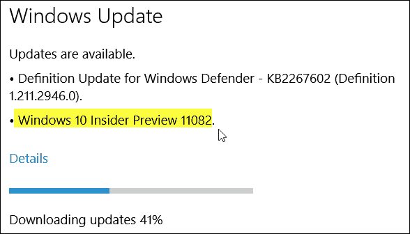 Windows 10 Build 11082