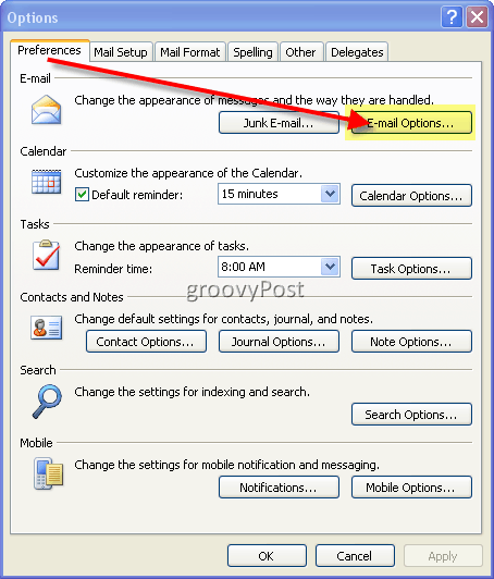 Disable Microsoft Outlook 2007 and 2003 Email Auto Complete
