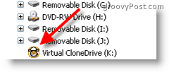 Mount ISO Image using VirtualClone Drive
