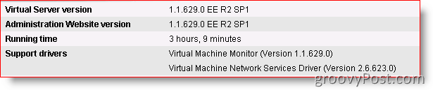 Microsoft Virtual Server 2005 r2 sp1 supports Windows Server 2008 :: groovyPost.com