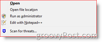 Add Run As Different User to Windows Explorer Context Menu for Vista and Server 2008 :: groovyPost.com