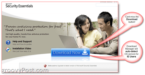 Microsoft Security Essentials - Free Anti-Virus Software Download Page