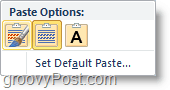 word 2010 has new paste options for copying stuff from other sources
