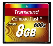 Transcend CompactFlash 8GB Memory Card