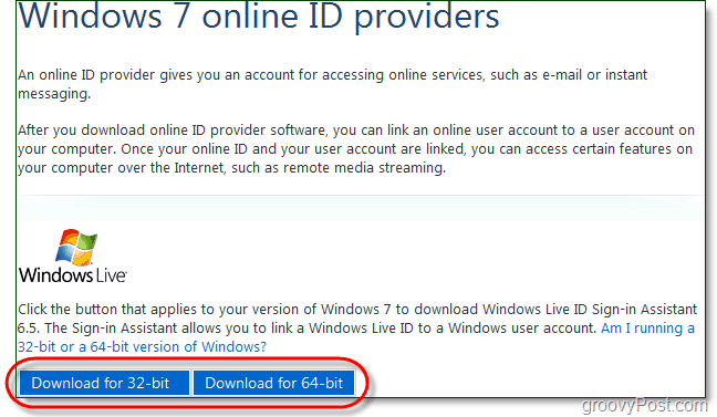 download Windows 7 live id sign in assistant