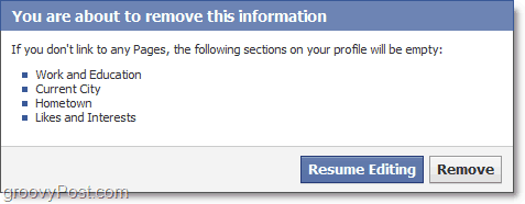 facebook forces you to link to facebook pages