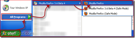 Opening Firefox