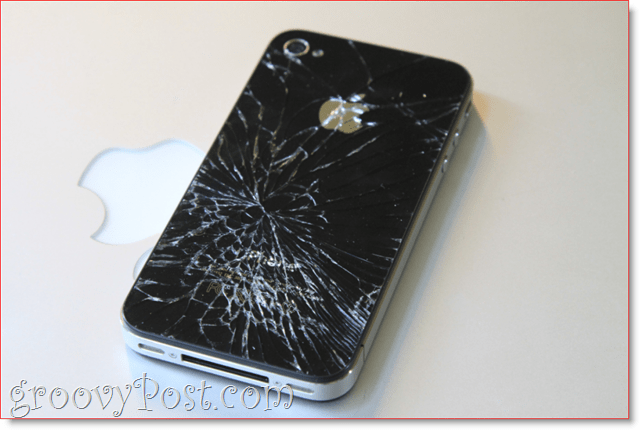 Shattered iPhone 4 - breaks my heart : groovyPost.com