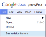 Google Revision History Tool Updated Today