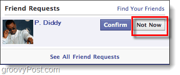 facebook now not friend request