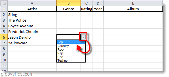 data validation in excel 2010