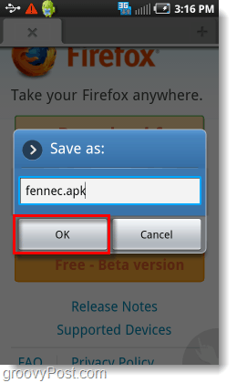 fennec.apk firefox beta 4 android installer