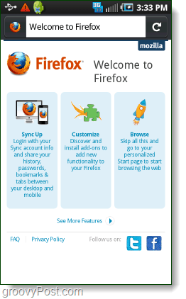 Firefox on android