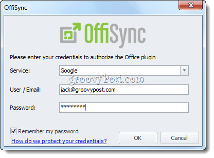 OffiSync: Sync Google Docs with Office 2010