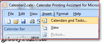 Printing Overlain Outlook Calendars