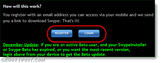 login or register for swype.com