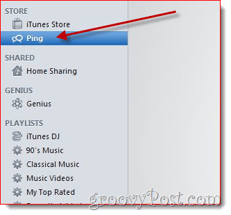 iTunes - Don't Click Ping