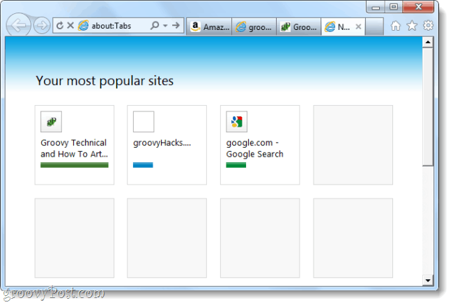 internet explorer 9 release candidate screenshot