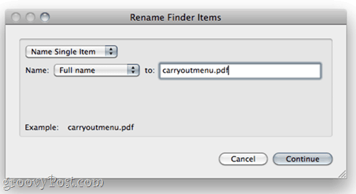 Combine PDFs using Automator in Mac OS X