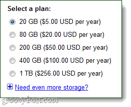 google picasa pricing structure