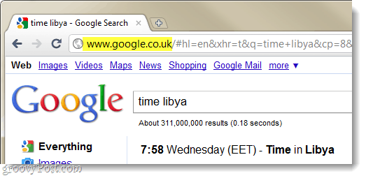 use google 24 hour clock time