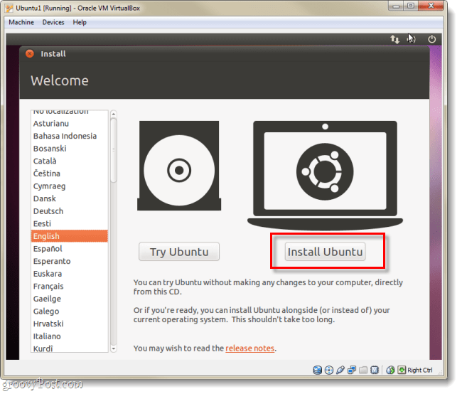 install ubuntu 