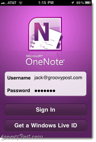OneNote for iPhone (Free from Microsoft)