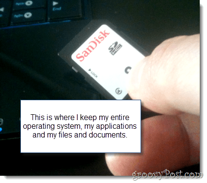  linux on a flash card