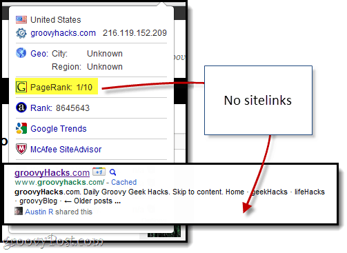 sitelinks add to your domain