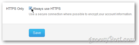 enable HTTPS in Twitter