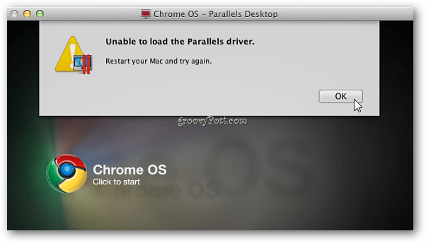 Chrome OS Error