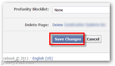 Save changes from your managed permissions