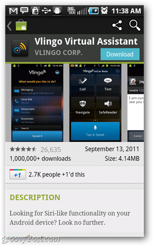 vlingo for android