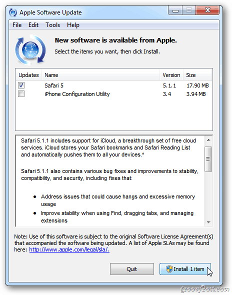 Apple Software Update