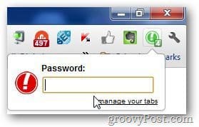 PanicButton Password