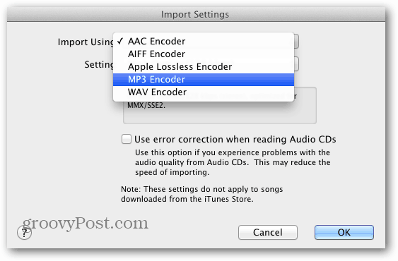 Usar iTunes para convertir archivos de música sin pérdidas a AAC o MP3