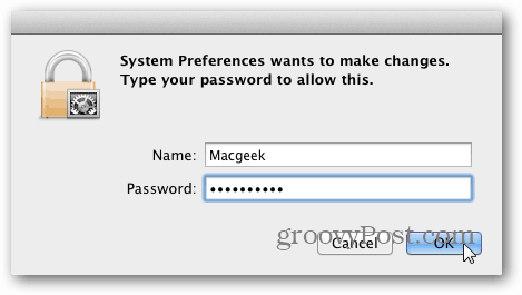 mac system password