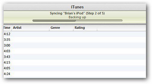 itunes syncing