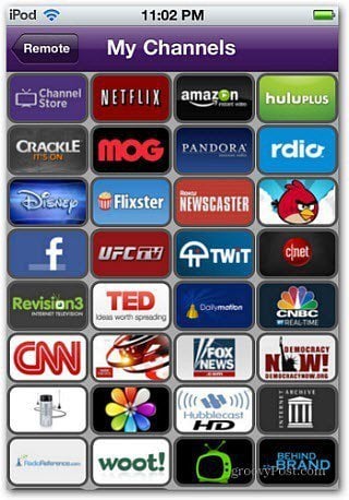 Remote for Roku Channels