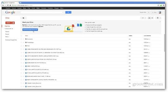 Google Drive Google Docs