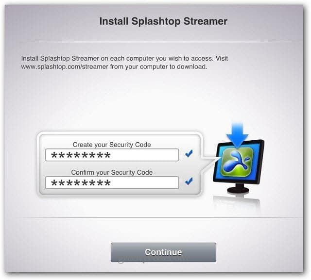 Install Splashtop Streamer