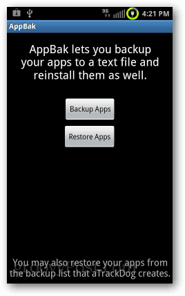 appback backup apps