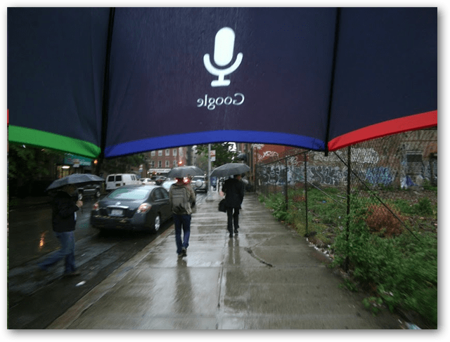 Google project glass umbrella