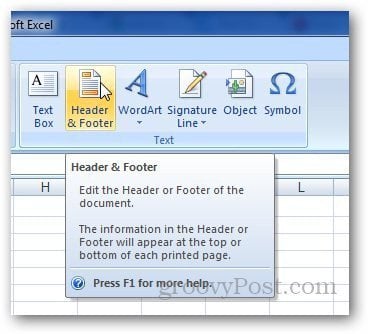 Excel Header Footer 2