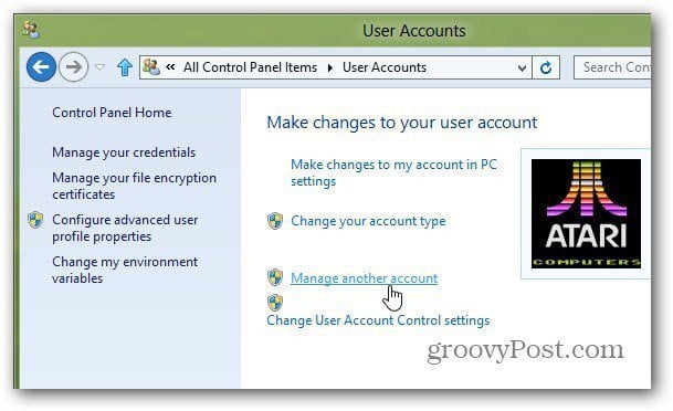 Manage Another Account