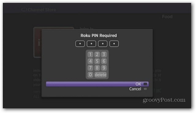 Roku PIN Required