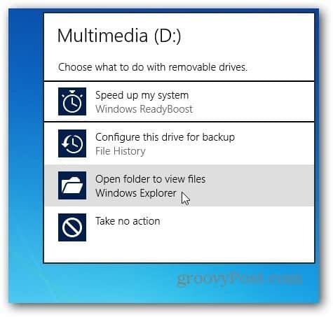 Start Using Drive Windows 8