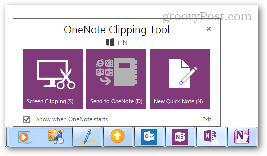 onenote clipping tool