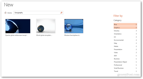 search template powerpoint online download filter category